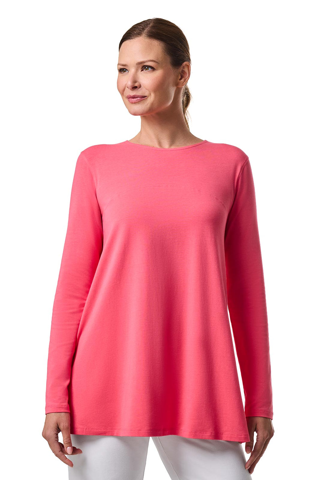 Women's Daybreak Swing Long Sleeve T-Shirt | Sunkist Coral