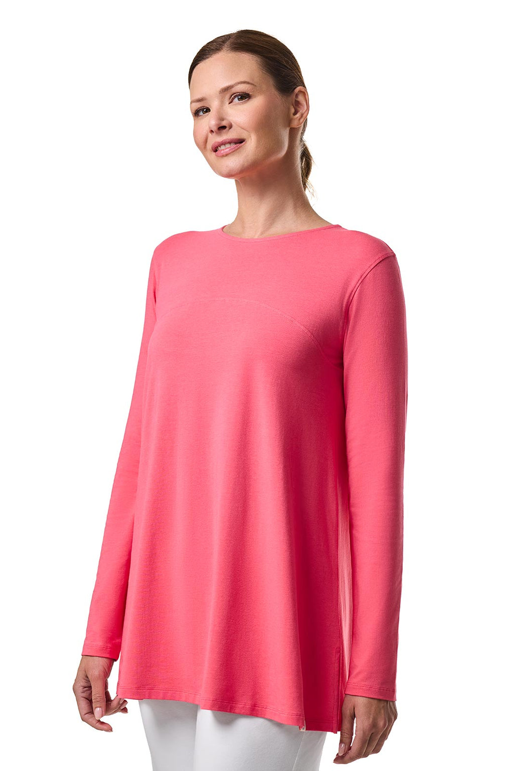 Women's Daybreak Swing Long Sleeve T-Shirt | Sunkist Coral