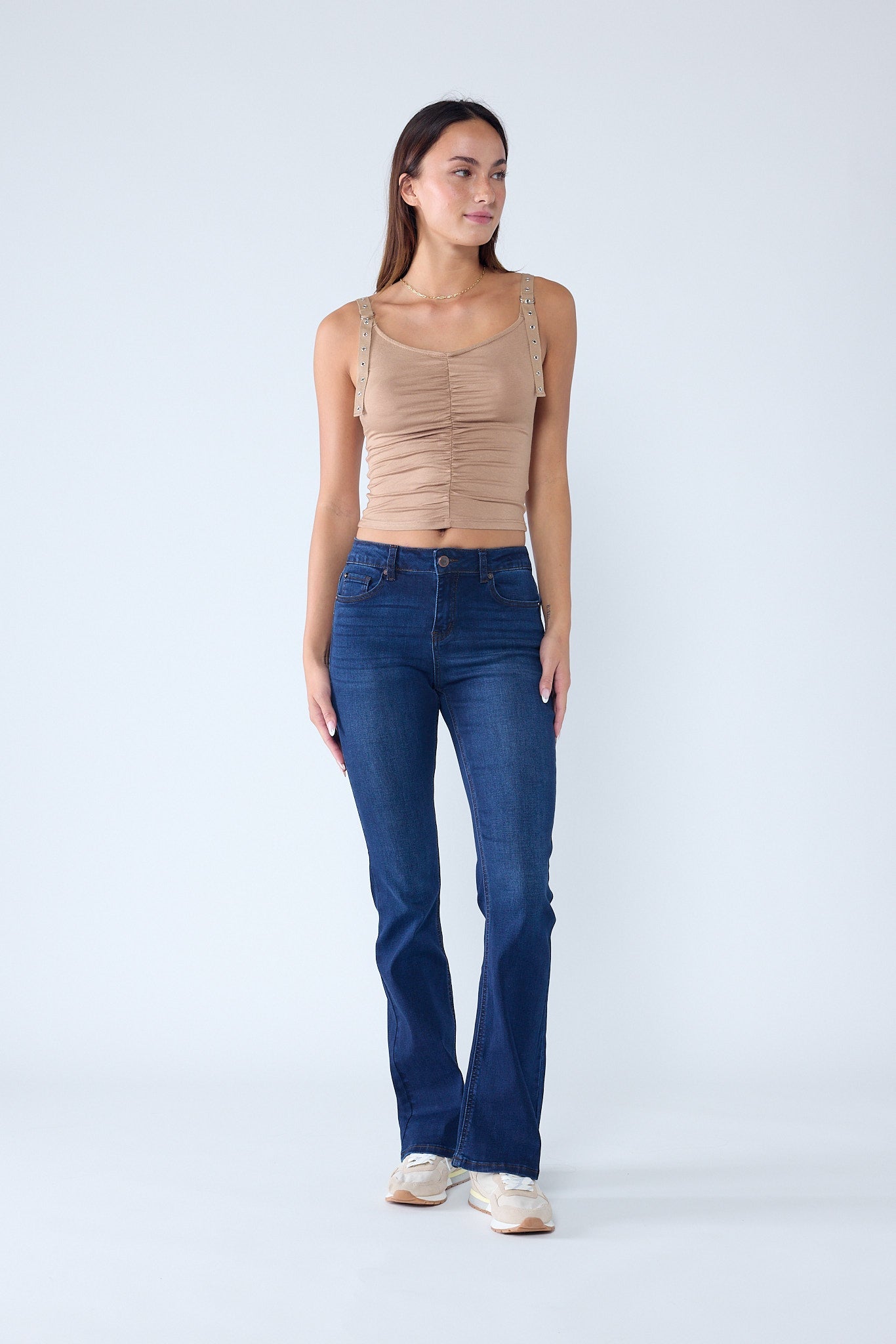 High Rise 5-Pocket Bootcut Jeans
