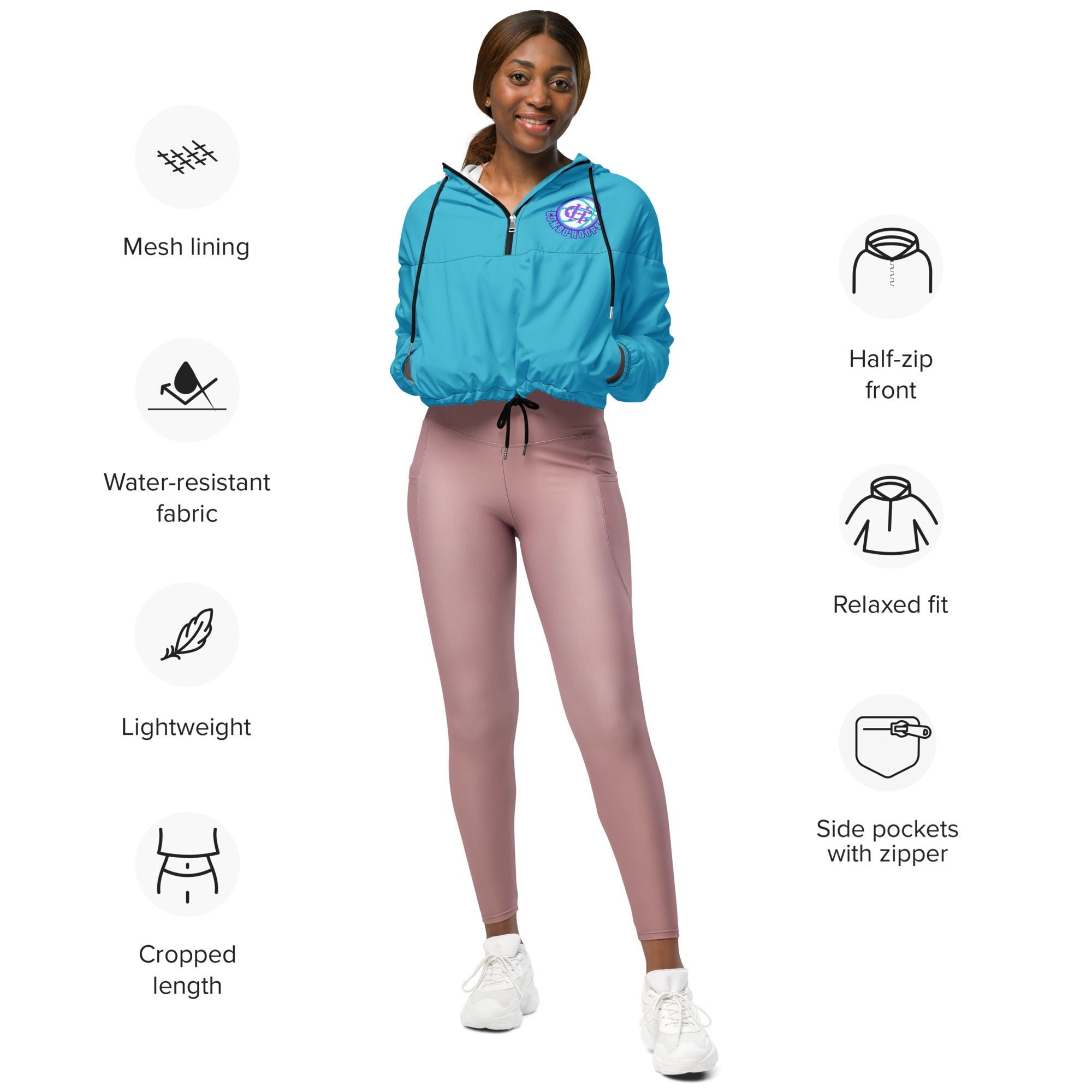 Women’s cropped windbreaker