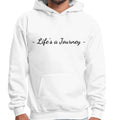 Mens Graphic Hoodie Life's a Journey Black Print