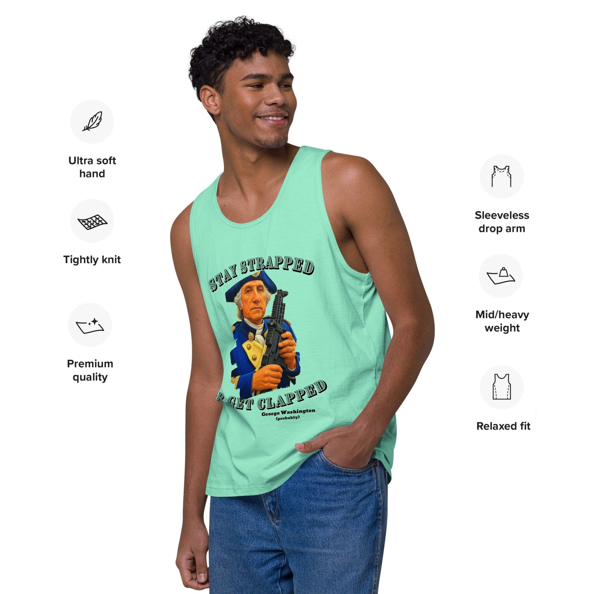Stay Strapped - Men’s premium tank top