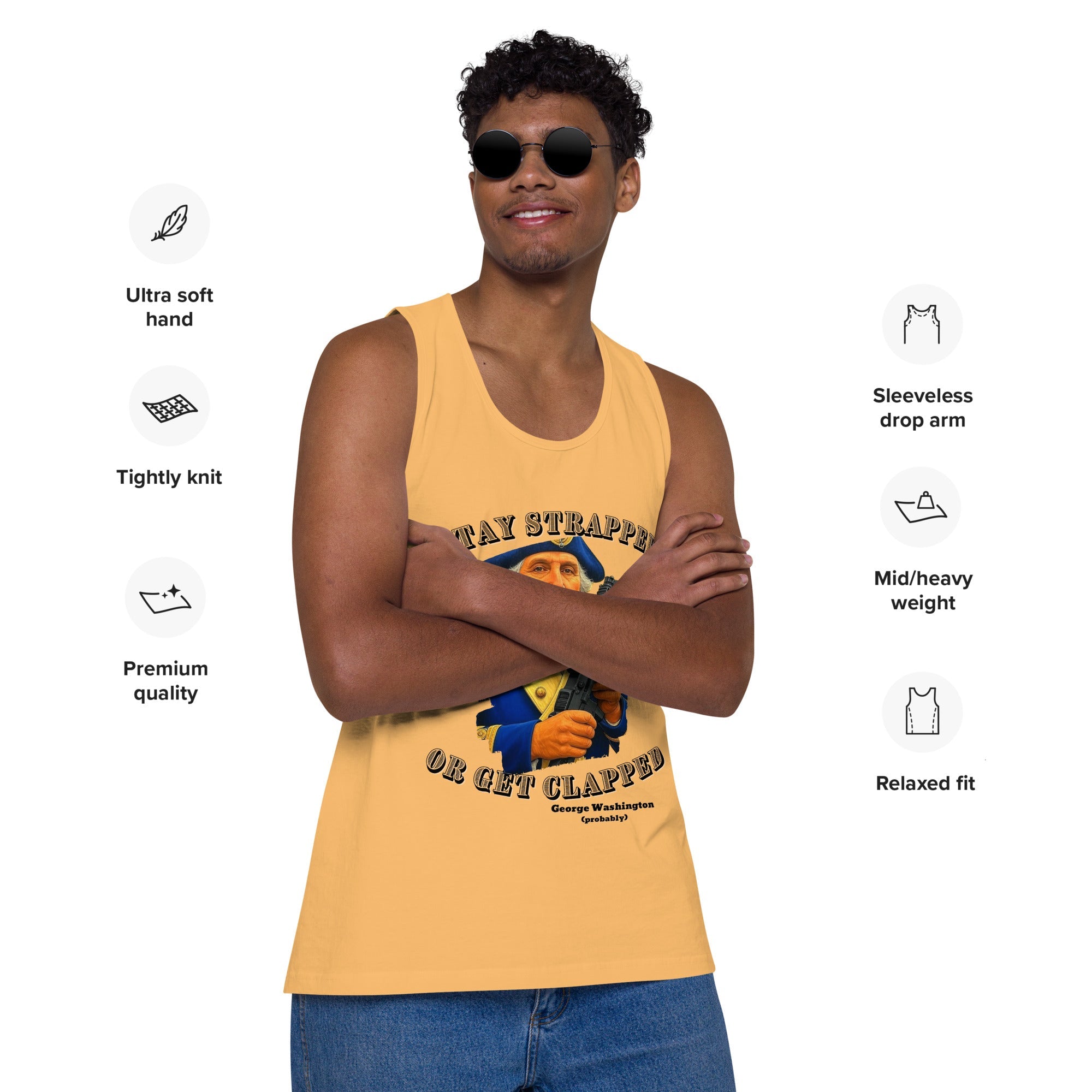Stay Strapped - Men’s premium tank top